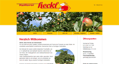 Desktop Screenshot of heckl-kelterei.de